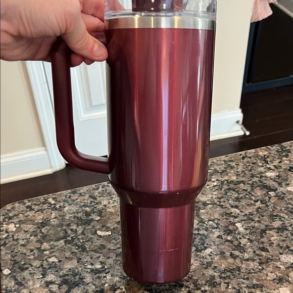Stanley 40oz ELF Shiny Burgundy Travel Tumbler - Picture 4 of 5